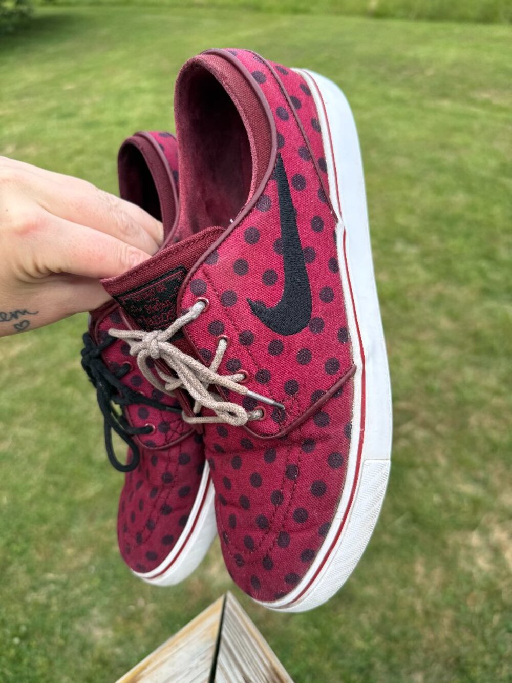 Nike SB Stefan Janoski Polka Dot Y2K Indie Skater Sneakers 8.5 3581